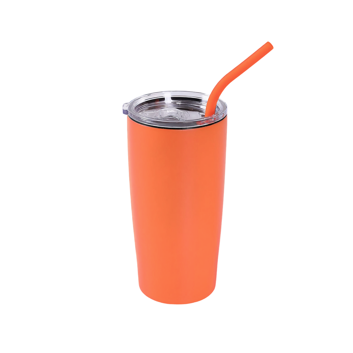 Orange 20 oz vacuum-insulated Classic Tumbler ready for personalization.