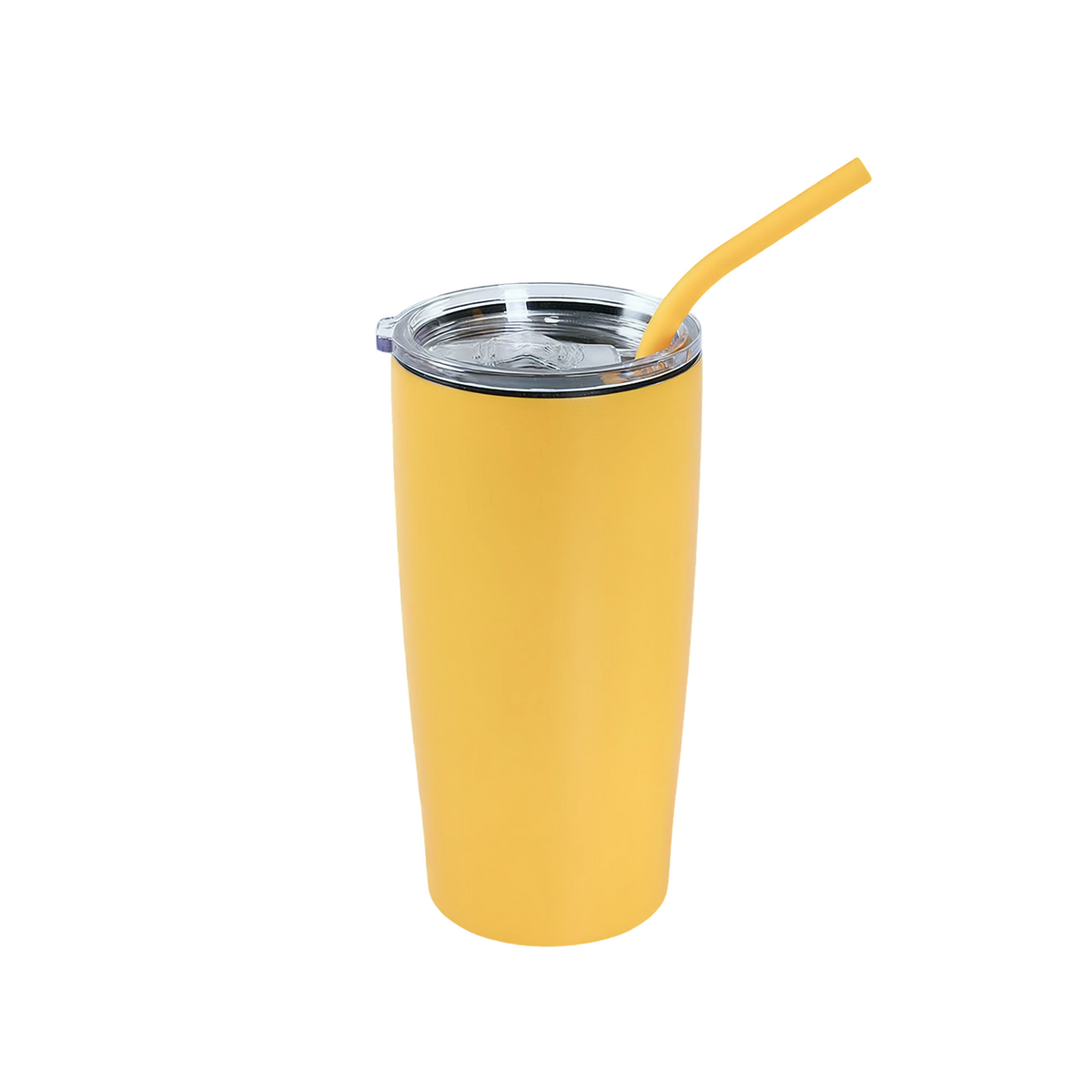 Yellow 20 oz vacuum-insulated Classic Tumbler ready for personalization.